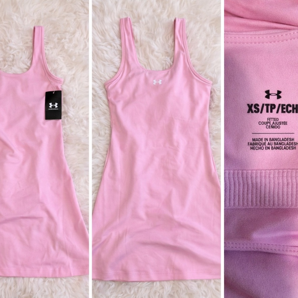 Under Armour Pink Fitted Tank Dress